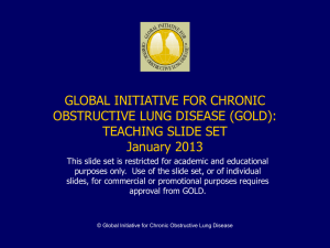 (D) (A) - the Global initiative for chronic Obstructive Lung Disease