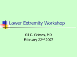 Lower Extremity Workshop