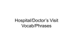 Doctors Visit Vocab. Powerpoint
