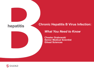 Chronic Hepatitis B