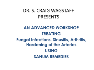 Advanced workshop for treating fungal