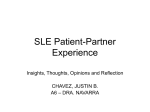 SLE Patient-Partner Experience