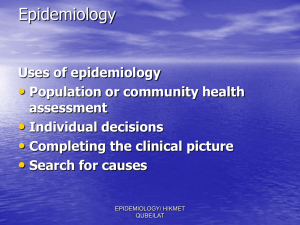 Epidemiology - Home - KSU Faculty Member websites