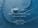 Pediatric ABC`s - Calgary Emergency Medicine