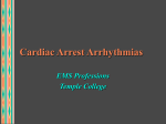 Cardiac Arrest Arrhythmias EMS Professions Temple College