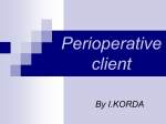perioperative client
