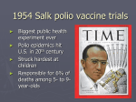 Experiments-polio - MHS Diaz AP Statistics