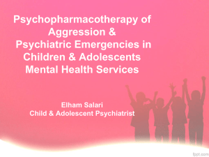 Management of delirium in children and adolescents