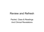 Review and Refresh