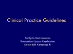 Clinical (Practice) Guidelines