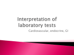 Interpertation of laboratory tests