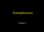 Iontophoresis