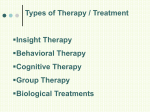 Behavior therapies are based on the belief that all