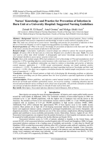IOSR Journal of Nursing and Health Science (IOSR-JNHS)