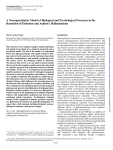 A Neuropsychiatric Model of Biological and Psychological Processes in the