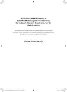Applicability and effectiveness of the Dutch Multidisciplinary Guidelines for