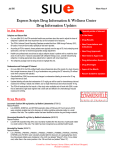 Express Scripts Drug Information &amp; Wellness Center Drug Information Updates