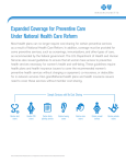 Expanded Coverage for Preventive Care Under National Health Care Reform