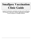 Smallpox Vaccination Clinic Guide