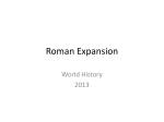 Roman Expansion