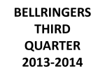 BELLRINGERS SECOND QUARTER 2013-2014