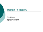 Roman Republic and Philosophy