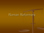 Roman Reformers