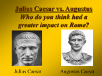 Julius vs. Augustus