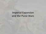 Imperial Expansion and the Punic Wars