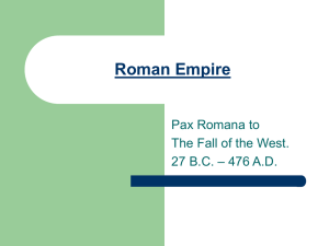Roman Empire - Xavier High School