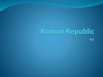 Roman Republic - Walker World History