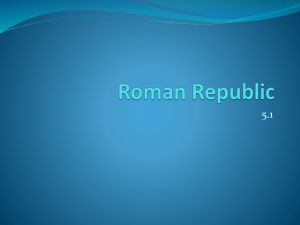 Roman Republic - Walker World History