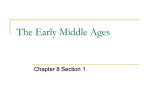 The Early Middle Ages - Appleton Area School District