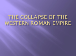 The Collapse of the Western Roman Empire
