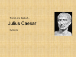 Julius Caesar - Oak Ridge High School