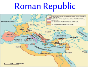 Roman Republic - Baylor School
