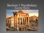 Section 1 Vocabulary