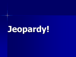 Jeopardy AP Review