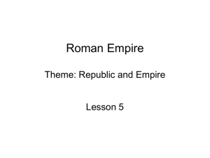 Lsn 5 Roman Empire