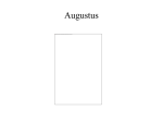Augustus - CLIO History Journal