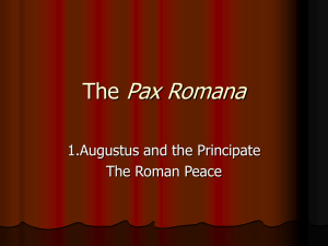 The Pax Romana - Nipissing University Word