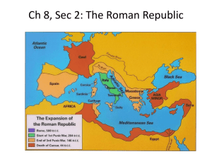8.2 Roman Republic PowerPoint