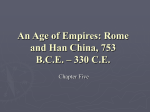 Notes: Rome and Han China