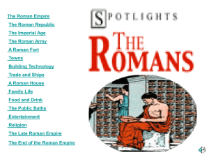 Spotlight on Ancient Rome