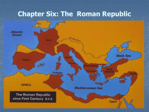 Origins, Influences,Geography, Development of Roman Republic
