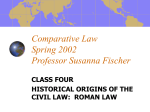 Comparative Law Class 4