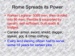 Rome Spreads its Power