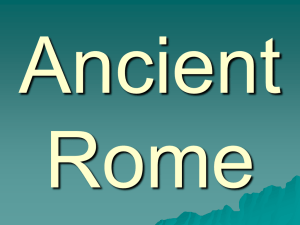 Ancient Rome - Fort Bend ISD