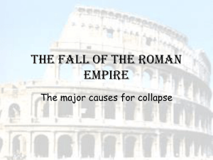 The Fall of the Roman Empire - Options