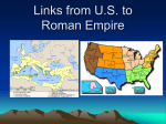 Links from U.S. to Roman Empire